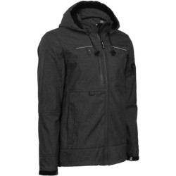 Veste Softshell imperméable à capuche Flores North Ways noir