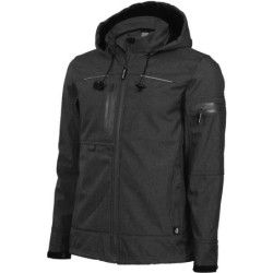 Veste Softshell imperméable à capuche Flores North Ways noir
