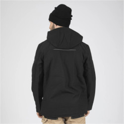 Veste Softshell imperméable à capuche Flores Nine Worths noir