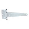 Penture anglaise percée Torbel acier blanc pour volet bois