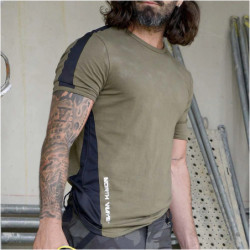 T-shirt homme Andy col rond Gris