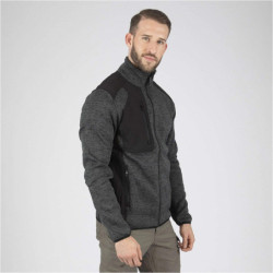 Gilet de travail polaire Arsenal 100% polyester anthracite