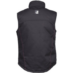 Gilet sans manche femme multipoches noir Northways Ouatine Maryse waterproof