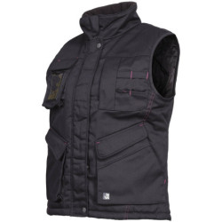 Gilet sans manche femme multipoches noir Northways Ouatine Maryse waterproof