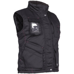 Gilet sans manche femme multipoches noir Northways Ouatine Maryse waterproof