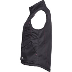 Gilet sans manche femme multipoches noir Northways Ouatine Maryse waterproof