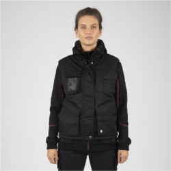 Gilet sans manche femme multipoches noir Northways Ouatine Maryse waterproof