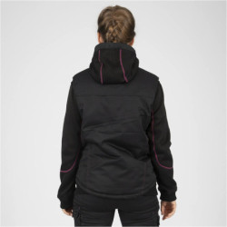 Gilet sans manche femme multipoches noir Northways Ouatine Maryse waterproof