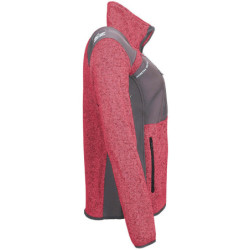 Veste de travail femme Louise North Ways 100% polyester couleur corail