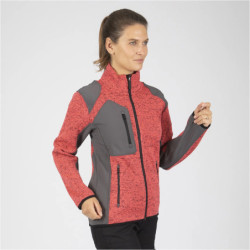 Veste de travail femme Louise North Ways 100% polyester couleur corail
