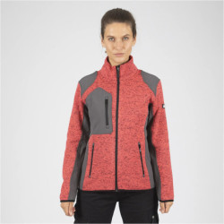 Veste de travail femme Louise 100% polyester couleur corail