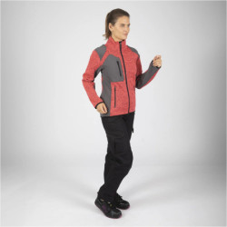 Veste de travail femme Louise 100% polyester couleur corail