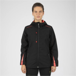 Veste de travail pour femme Justine couleur noire