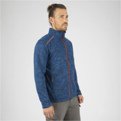 Gilet de travail Lenny Marine et Orange fluo