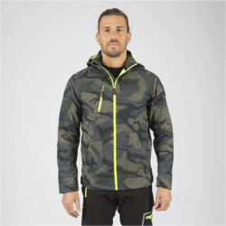 Blouson de travail Borel Woodland et Jaune fluo