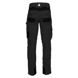 Pantalon de travail North Ways Adam noir avec emplacements genouillères