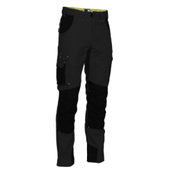 Pantalon de travail North Ways Adam noir avec emplacements genouillères