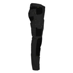 Pantalon de travail North Ways Adam noir avec emplacements genouillères