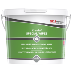 Lingette atelier nettoyante solvantée Kresto® Special Wipes pour peinture et encre - seau de 150