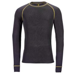Sous-pull manches longues sous-vêtement Nine Worths Ferber noir