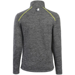 Gilet de travail Lenny Gris chiné et Jaune fluo