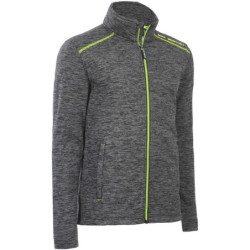 Gilet de travail Lenny Gris chiné et Jaune fluo