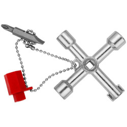 Clés universelles pour toutes les armoires et systèmes de fermeture standards poignées longues