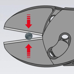 Pince coupante de côté haute performance Knipex
