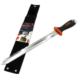 Couteau pour isolant 300 mm avec fourreau