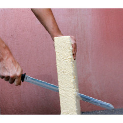 Couteau pour isolant 300 mm avec fourreau