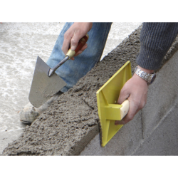 Taloche rectangulaire en ABS jaune 28 x 41 cm - Mob Mondelin