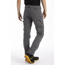 Jean de travail Rica Lewis stretch multi-poches gris