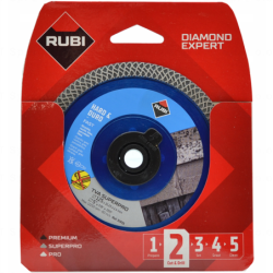 Disque diamant matériaux durs turbo viper - TVA Super Pro Ø 125 mm alèsage 22,2 mm