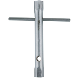 Clé à douille à poignée en T en acier chromé satiné
