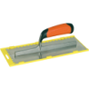 Platoir inox denté carré 6 x 6 x 6 mm Mondelin monture aluminium 28 x 12 cm