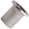 Écrou aveugle lisse tête plate Inox A2