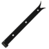 Penture queue de carpe percée en acier noir Torbel 35 x 5 mm gond 14 mm