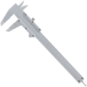 Pied à coulisse acier chromé capacité 150 mm en coffret