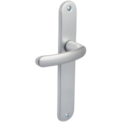 Poignée de porte Budget coloris argenté entraxe 165 mm