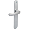 Poignée de porte Budget coloris argenté entraxe 165 mm