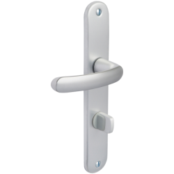 Poignée de porte Budget coloris argenté entraxe 165 mm