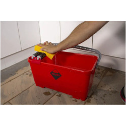 Bac de nettoyage toutes surfaces spécial carreleurs - Rubiclean EasyPro Rubi - Capacité 24L
