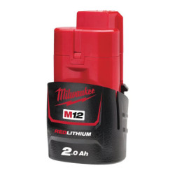 Batterie M12 Red Lithium 2.0 A.H 12 V Milwaukee