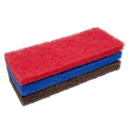 Taloche de carreleur Rubi pour nettoyage avec 3 abrasifs mixtes doux - moyen - fort
