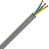 Câble électrique souple H05VVF - 3G1.5 - Gris - installations domestiques - (vendu au M)