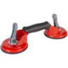 Ventouse double pour surfaces rugueuses rm