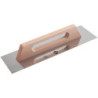Taloche en inox avec manche fermé en bois - RUBI - longueur 48 cm