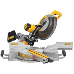 Scie à onglets radiale DWS780-QS Dewalt puissance 1675 W diamètre 305 mm