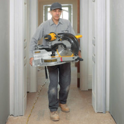Scie à onglets radiale DWS780-QS Dewalt puissance 1675 W diamètre 305 mm