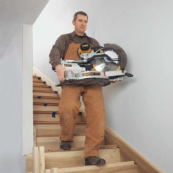 Scie à onglets radiale DWS780-QS Dewalt puissance 1675 W diamètre 305 mm